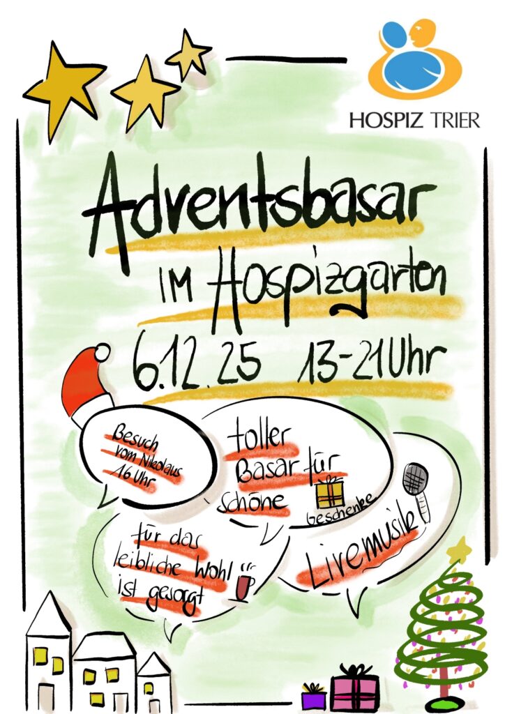 Adventsbasar am 6. Dezember 2025 im Hospizgarten